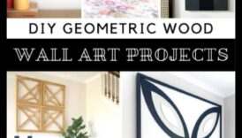 DIY koka sienu māksla: izveidojiet paziņojumus jūsu telpai