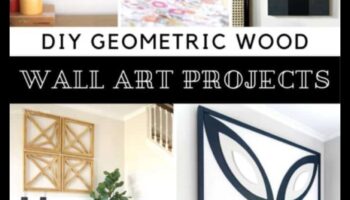 DIY koka sienu māksla: izveidojiet paziņojumus jūsu telpai