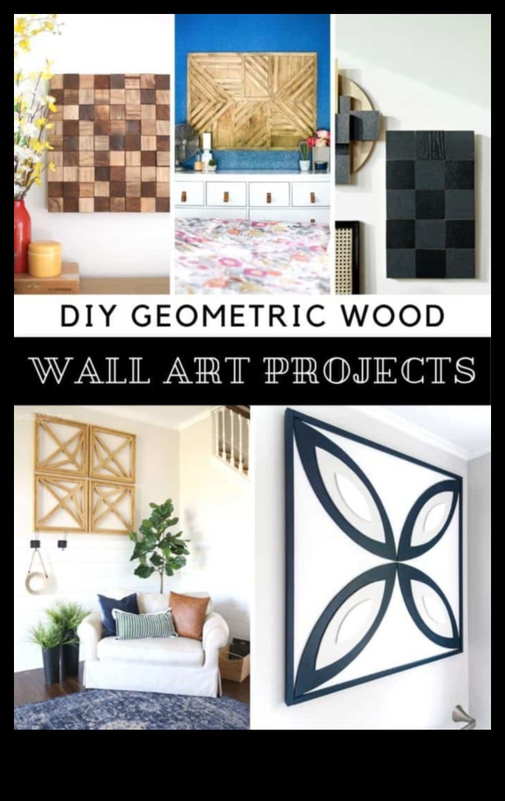 DIY koka sienu māksla: izveidojiet paziņojumus jūsu telpai