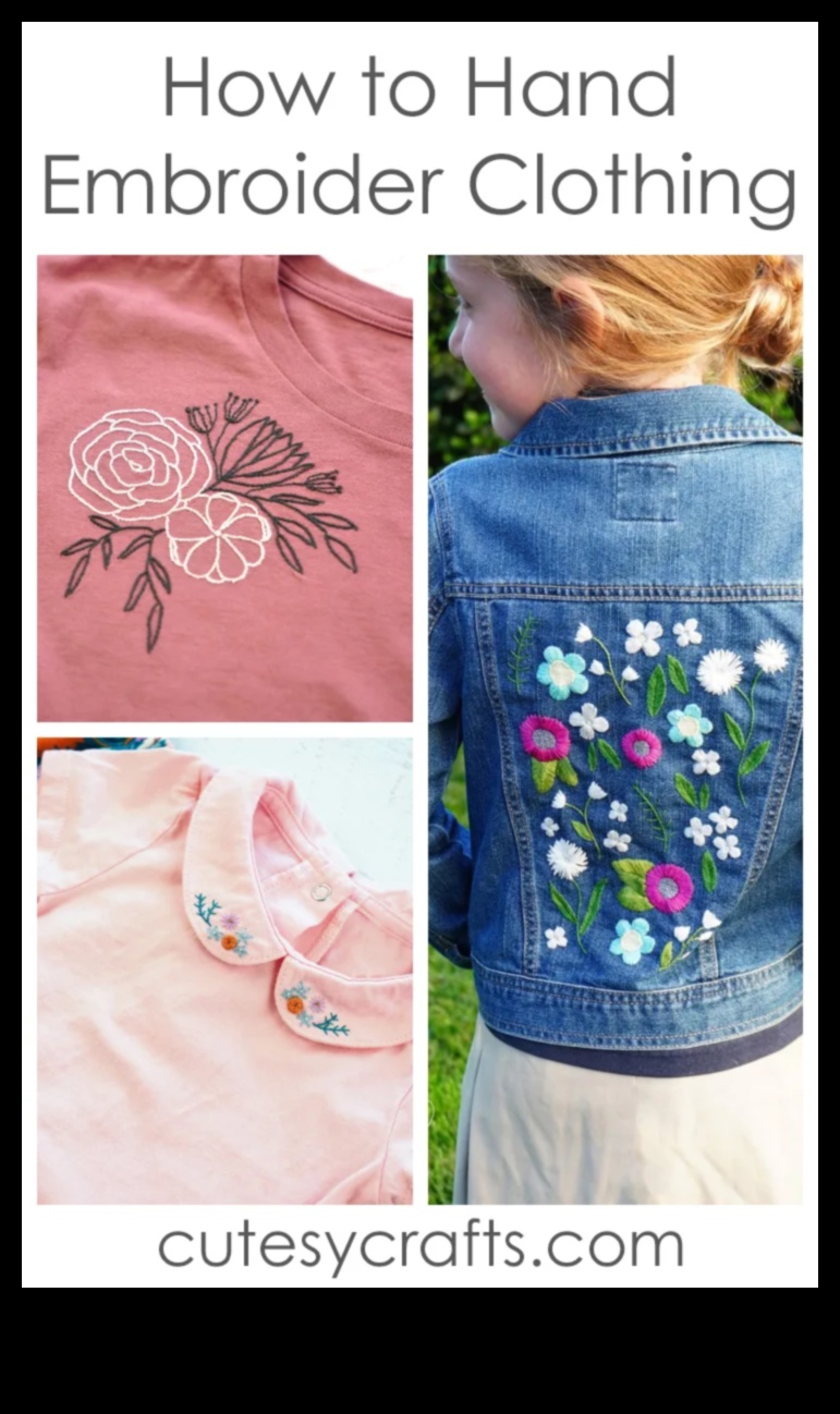 DIY apģērbu izšuvumi: mākslinieciskuma pievienošana jūsu garderobei