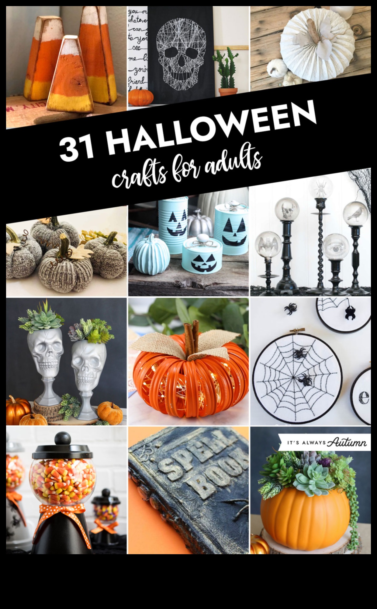 Haunted Harvest: DIY Helovīna amatniecība svētku rudenim