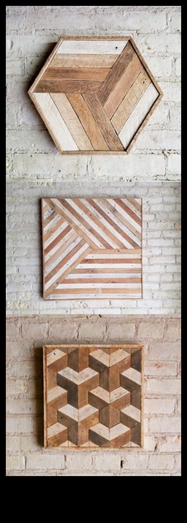 DIY koka sienu māksla: izveidojiet paziņojumus jūsu telpai