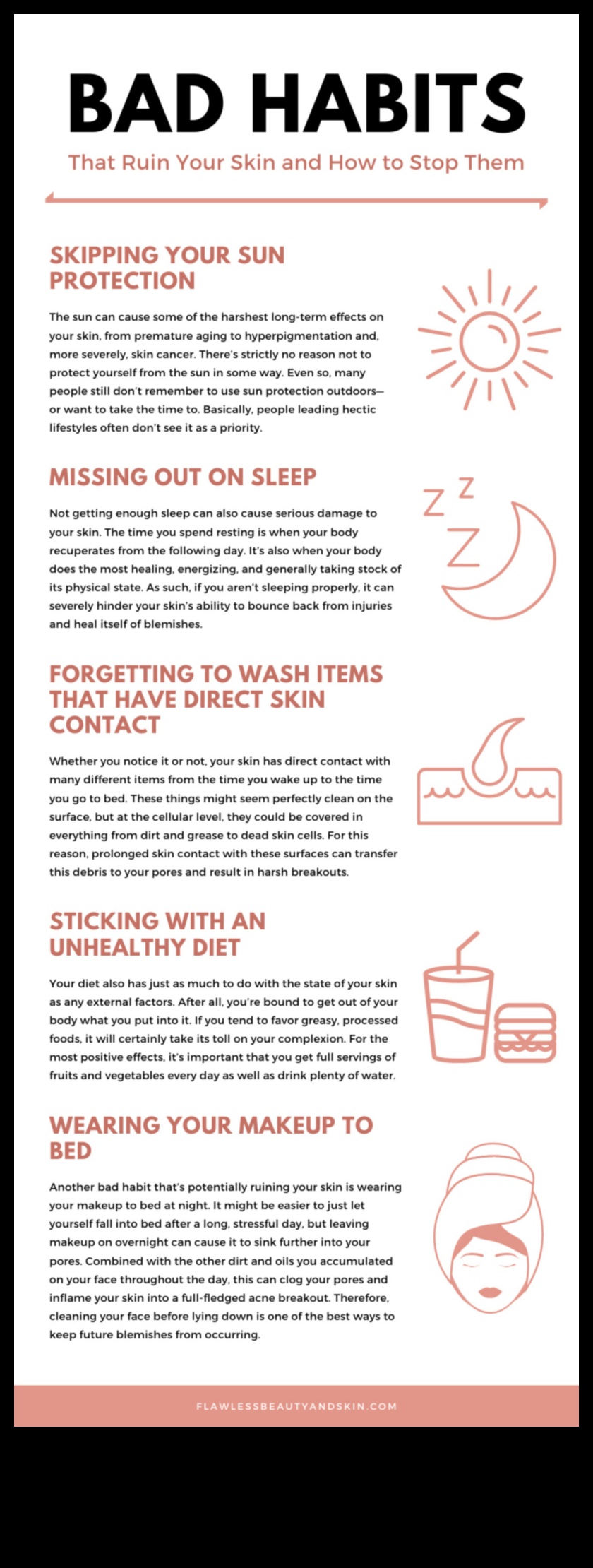 Dzīvesveida paradumu ietekme uz ādas kopšanu: kā jūsu izvēle ietekmē jūsu sejas ādu