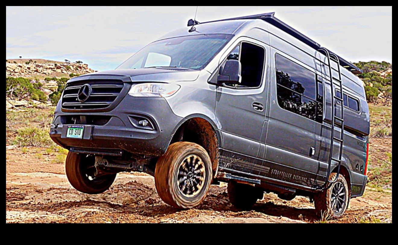 Aiz ietves: aizraušanās bezceļa apstākļos ar 4x4 furgoniem