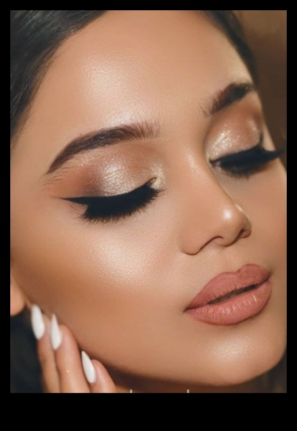 Glamēšana un ģeometrija: strukturētu ietekmju izpēte krāšņos grima stilos