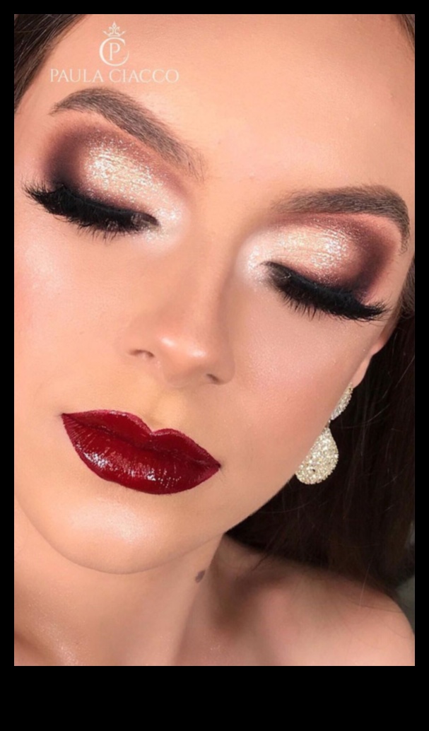 Glamēšana un ģeometrija: strukturētu ietekmju izpēte krāšņos grima stilos