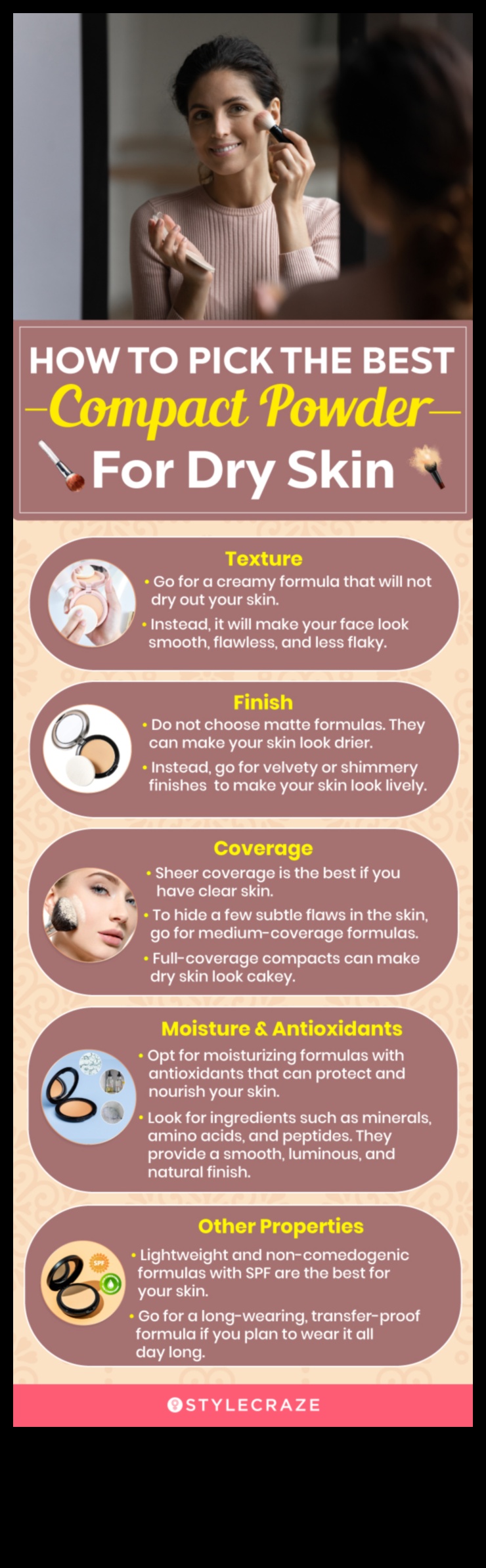 Pulveris sausai ādai: mitrinošas formulas, lai cīnītos pret zvīņošanos