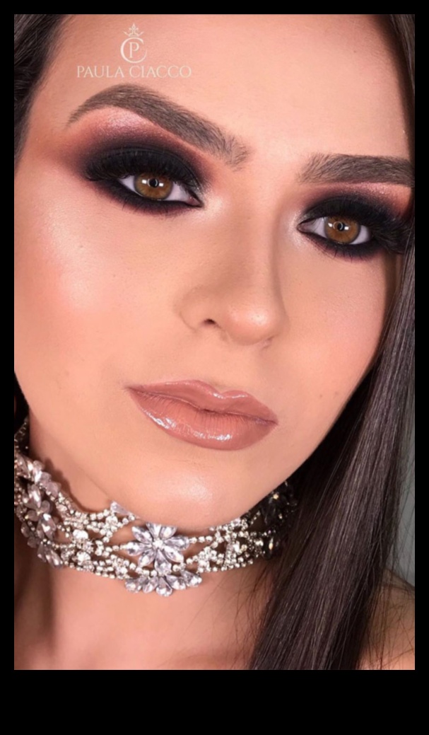 Glamēšana un ģeometrija: strukturētu ietekmju izpēte krāšņos grima stilos