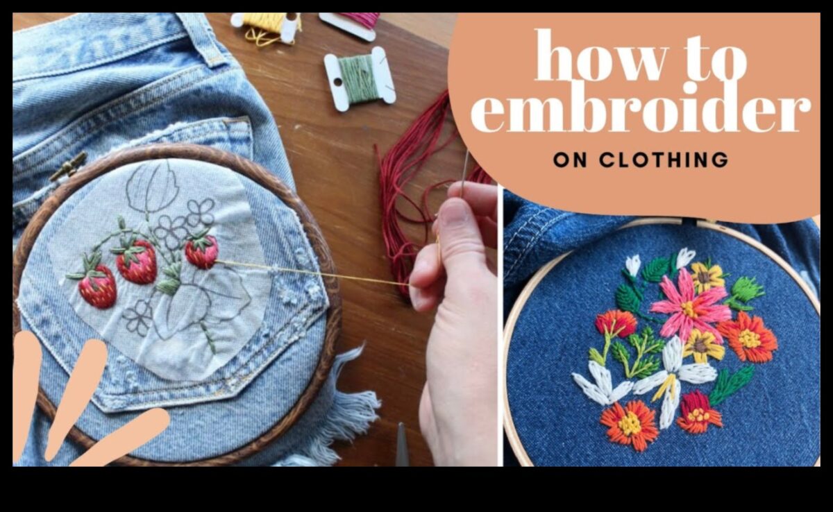 DIY apģērbu izšuvumi: mākslinieciskuma pievienošana jūsu garderobei