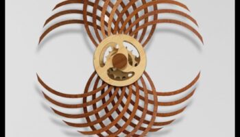 Koka sienas mākslas skulptūras: izveidojiet izmēru gabalus triecienam