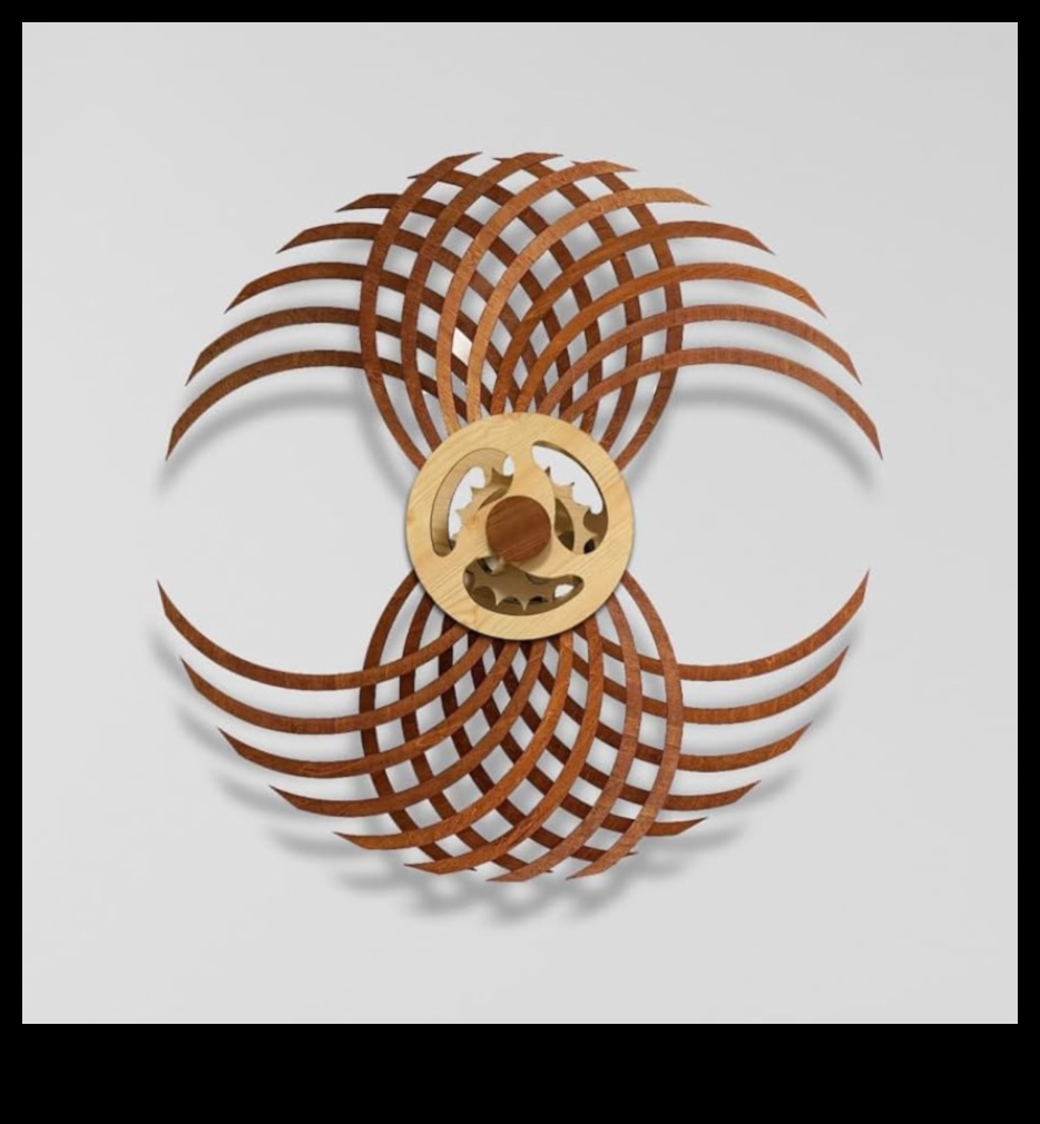 Koka sienas mākslas skulptūras: izveidojiet izmēru gabalus triecienam