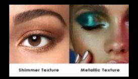 No matēta līdz metāliskam: izpētiet tekstūras krāšņos grima stilos